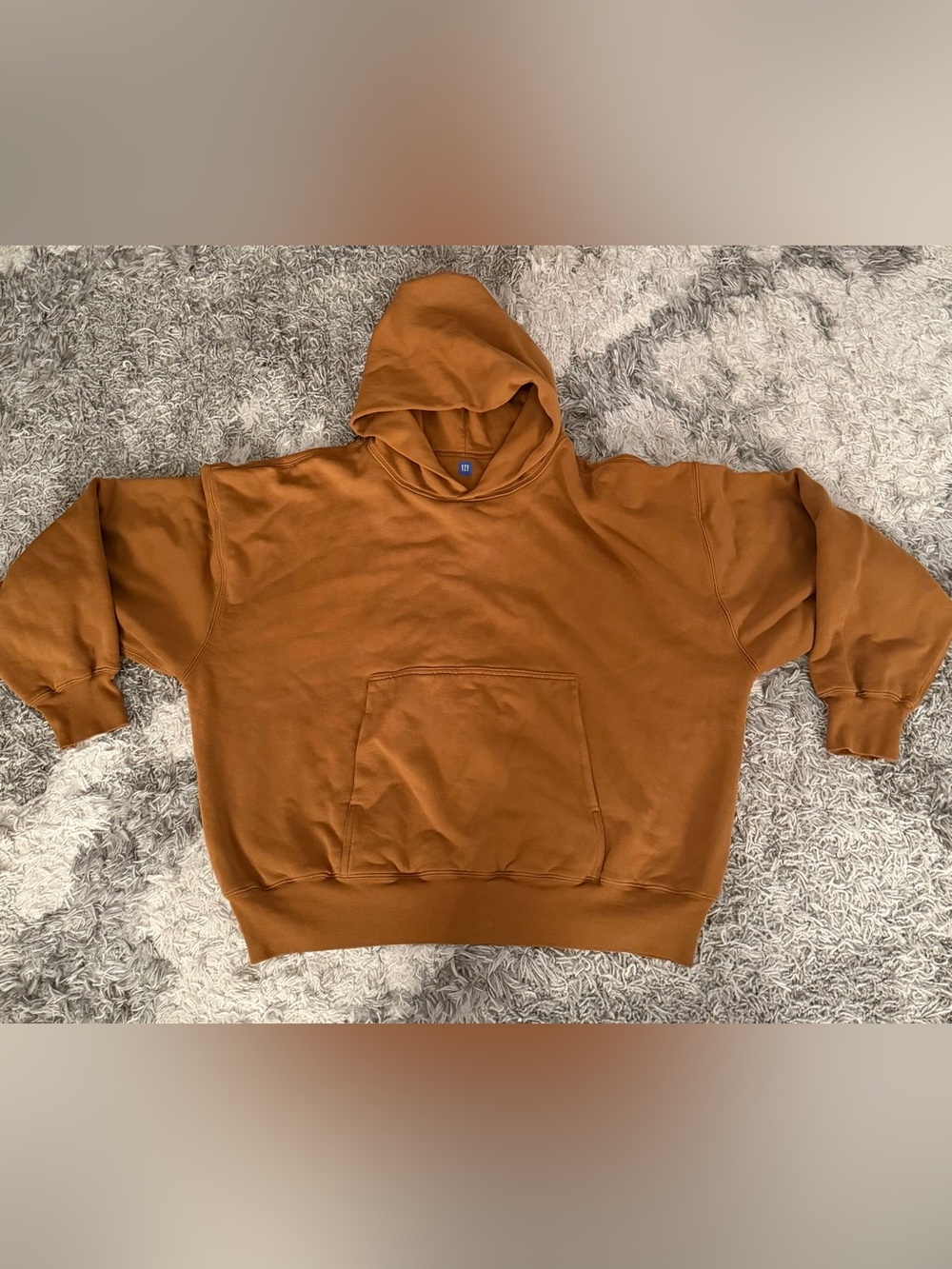 YEEZY GAP LIGHT BROWN PERFECT HOODIE IN XXL ( RARELY WORN )